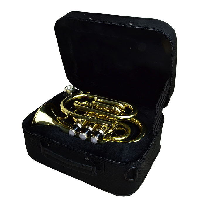 Pocket Trumpet With Padded Case Trumpets